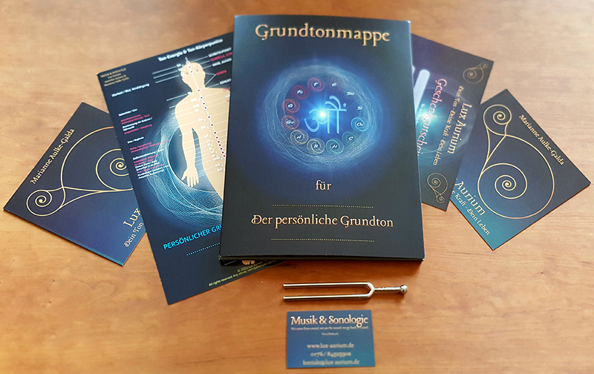 Geschenkgutschein, Ihre Grundtonmappe und Ihre persönliche Grundtontafel